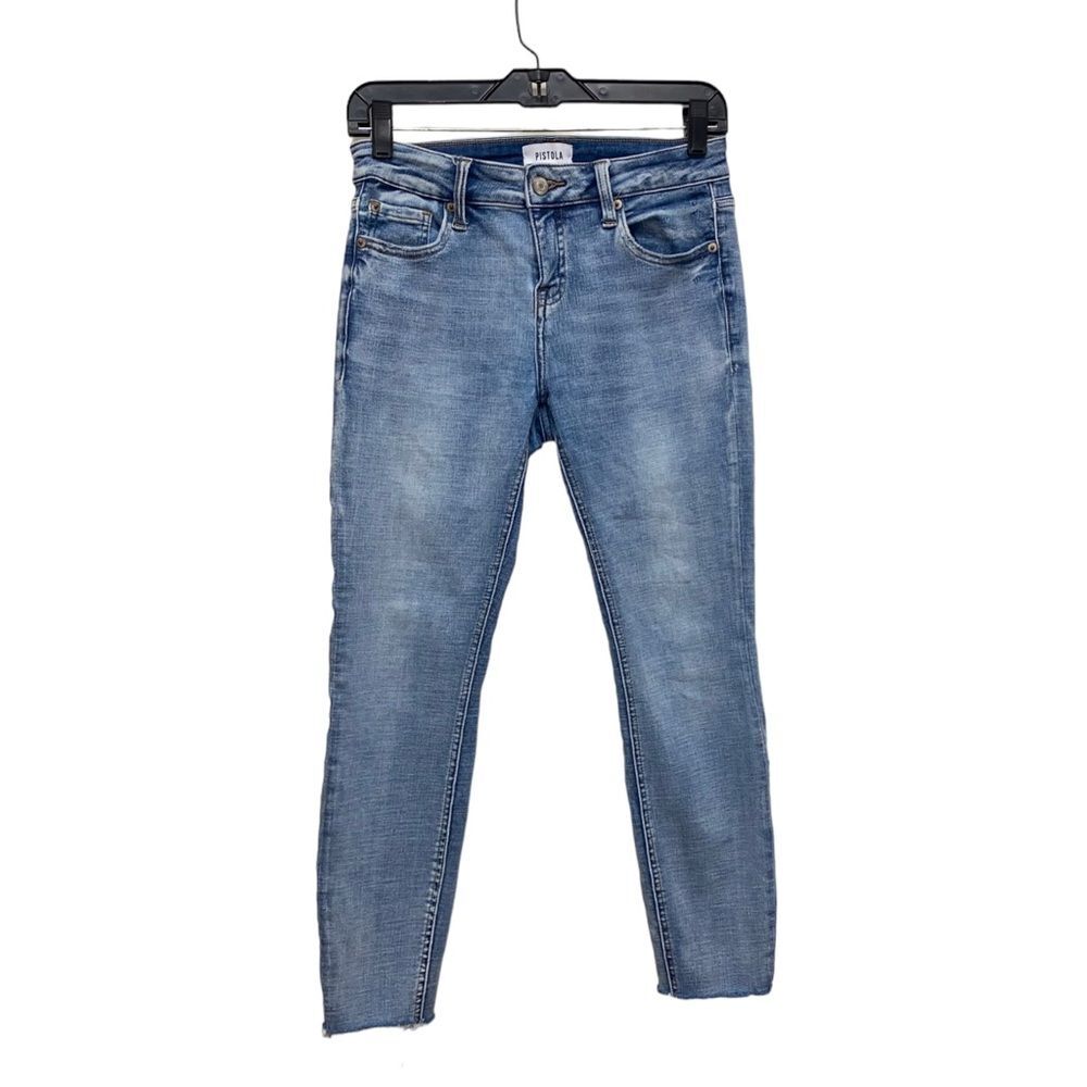 PISTOLA Arielle Skinny Jeans Frayed Hem sz 26